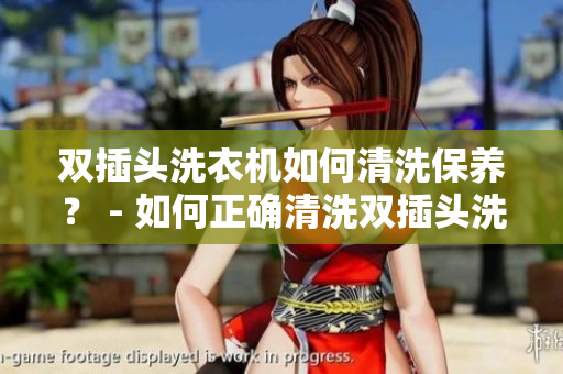 双插头洗衣机如何清洗保养？ - 如何正确清洗双插头洗衣机？