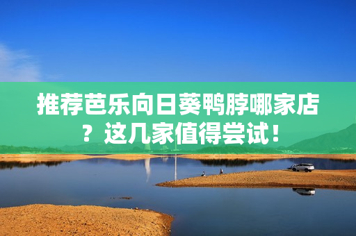 推荐芭乐向日葵鸭脖哪家店？这几家值得尝试！