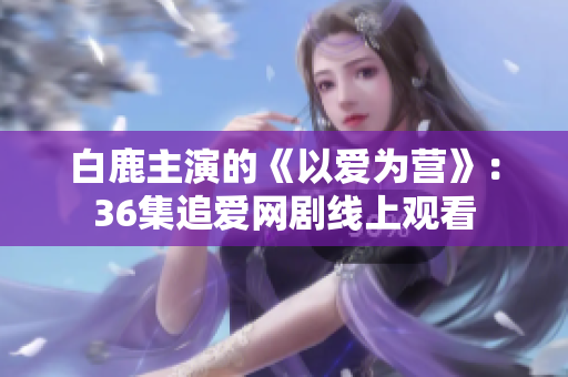 白鹿主演的《以爱为营》：36集追爱网剧线上观看