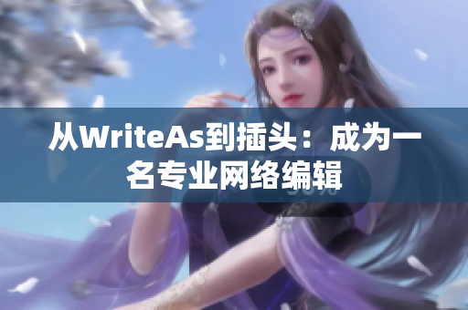 从WriteAs到插头：成为一名专业网络编辑