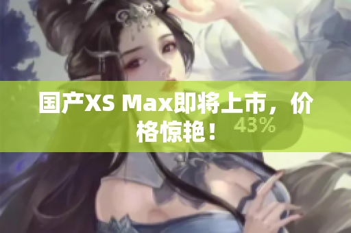国产XS Max即将上市，价格惊艳！