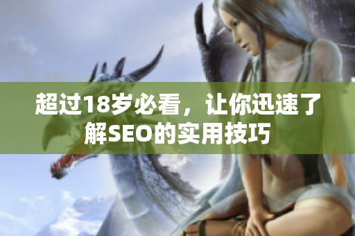 超过18岁必看，让你迅速了解SEO的实用技巧