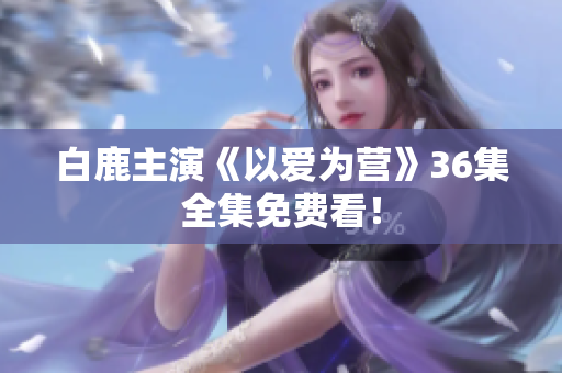 白鹿主演《以爱为营》36集全集免费看！