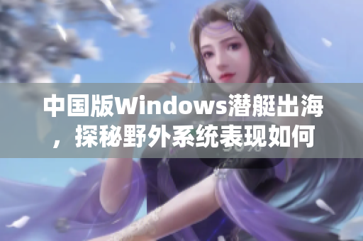 中国版Windows潜艇出海，探秘野外系统表现如何