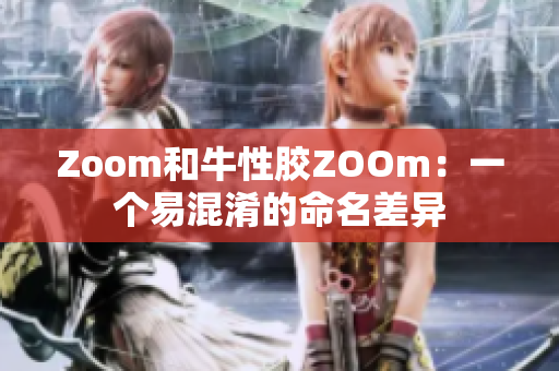 Zoom和牛性胶ZOOm：一个易混淆的命名差异