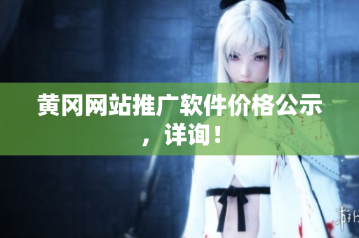 黄冈网站推广软件价格公示，详询！