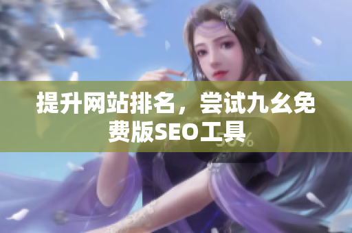 提升网站排名，尝试九幺免费版SEO工具