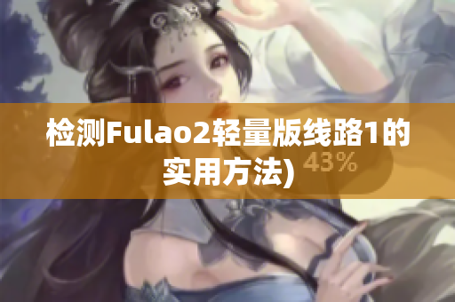 检测Fulao2轻量版线路1的实用方法)