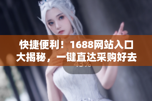 快捷便利！1688网站入口大揭秘，一键直达采购好去处