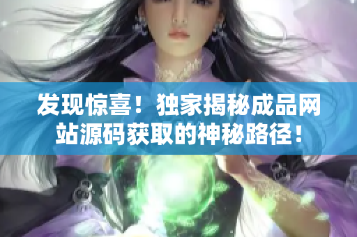 发现惊喜！独家揭秘成品网站源码获取的神秘路径！