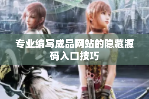 专业编写成品网站的隐藏源码入口技巧