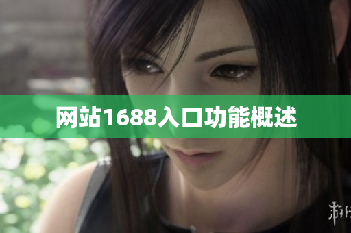 网站1688入口功能概述