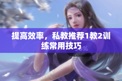 提高效率，私教推荐1教2训练常用技巧