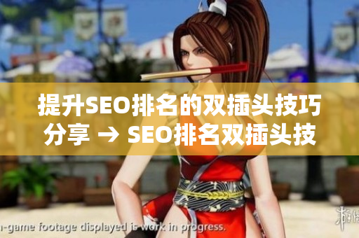 提升SEO排名的双插头技巧分享 → SEO排名双插头技巧：有效提升排名