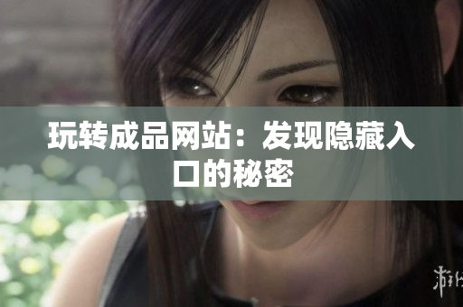 玩转成品网站：发现隐藏入口的秘密