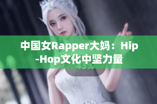 中国女Rapper大妈：Hip-Hop文化中坚力量