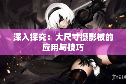 深入探究：大尺寸摄影板的应用与技巧