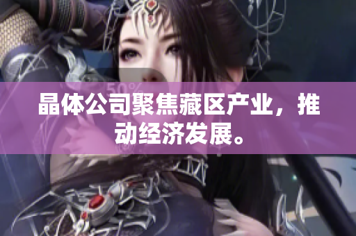 晶体公司聚焦藏区产业，推动经济发展。