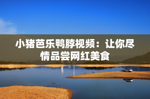 小猪芭乐鸭脖视频：让你尽情品尝网红美食