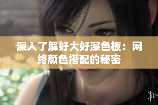 深入了解好大好深色板：网络颜色搭配的秘密