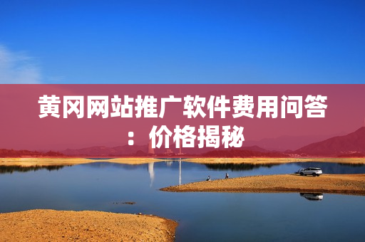 黄冈网站推广软件费用问答：价格揭秘