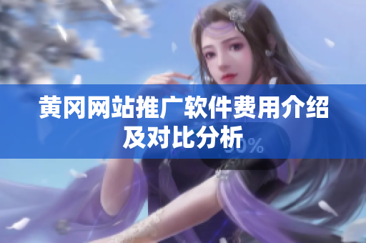 黄冈网站推广软件费用介绍及对比分析