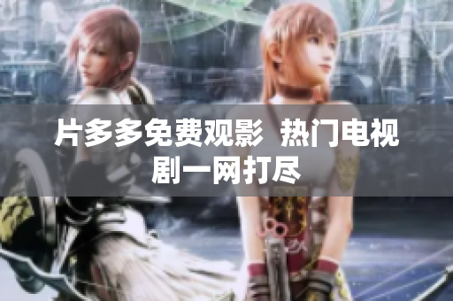 片多多免费观影  热门电视剧一网打尽