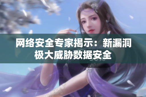 网络安全专家揭示：新漏洞极大威胁数据安全