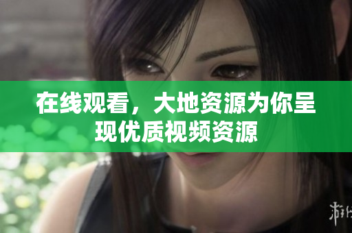 在线观看，大地资源为你呈现优质视频资源