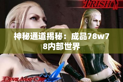 神秘通道揭秘：成品78w78内部世界