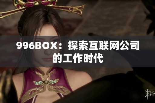 996BOX：探索互联网公司的工作时代