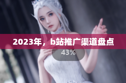 2023年，b站推广渠道盘点