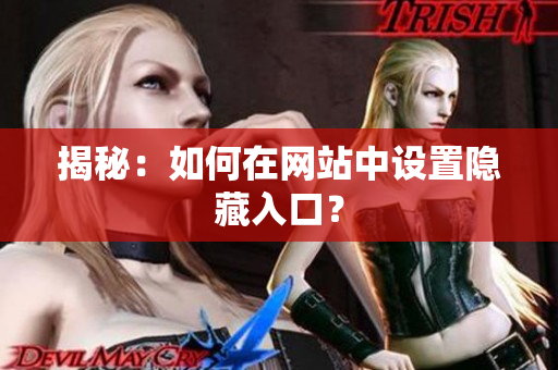 揭秘：如何在网站中设置隐藏入口？