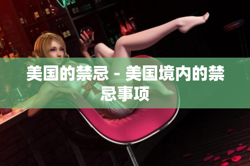 美国的禁忌 - 美国境内的禁忌事项