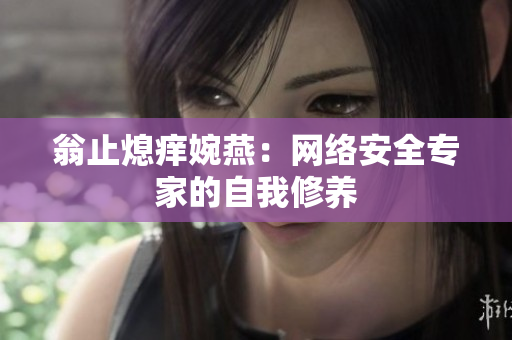 翁止熄痒婉燕：网络安全专家的自我修养