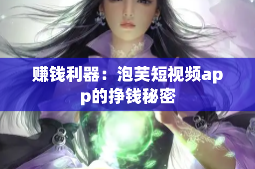 赚钱利器：泡芙短视频app的挣钱秘密