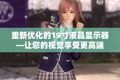 重新优化的19寸液晶显示器—让您的视觉享受更高端
